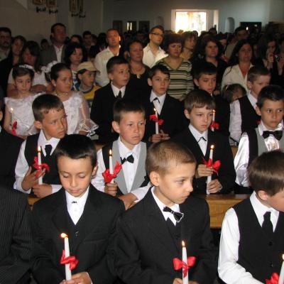 28 aprilie: Cleja "Sfântul Francisc de Assisi": Prima Sfânta Împartasanie