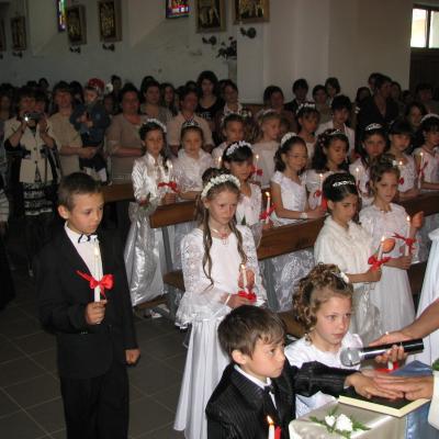 28 aprilie: Cleja "Sfântul Francisc de Assisi": Prima Sfânta Împartasanie