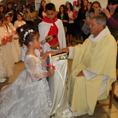 28 aprilie: Cleja "Sfântul Francisc de Assisi": Prima Sfânta Împartasanie
