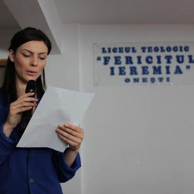 8-9 mai: Oneşti: Zilele Liceului Teologic "Fericitul Ieremia"