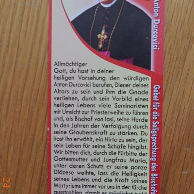 17 şi 24 mai: Bad Deutsch-Alteburg (AT): 125 de ani de la naşterea episcopului martir Anton Durcovici