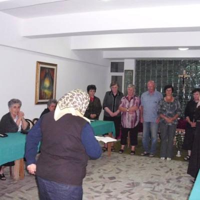 20 mai: Oneşti: Capitul electiv la Fraternitatea Franciscană Seculară