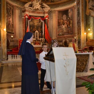 26 mai: Roma: Prima sfântă Împărtăşanie la copiii români
