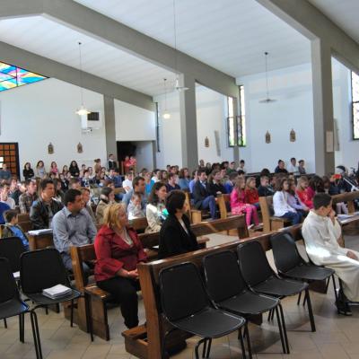 26 mai: Ladispoli: Vizita episcopului Petru Gherghel la comunitatea românilor catolici