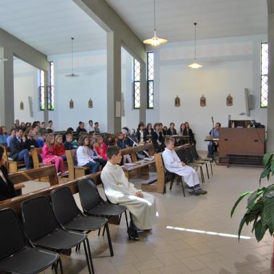 26 mai: Ladispoli: Vizita episcopului Petru Gherghel la comunitatea românilor catolici