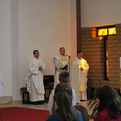 26 mai: Ladispoli: Vizita episcopului Petru Gherghel la comunitatea românilor catolici