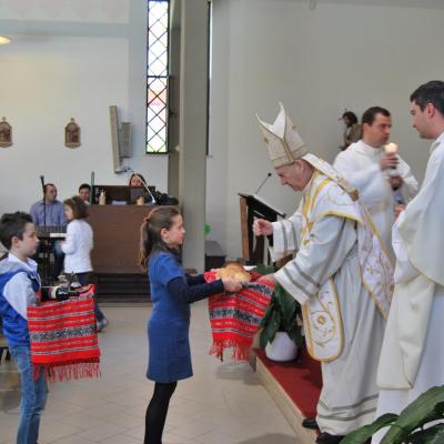 26 mai: Ladispoli: Vizita episcopului Petru Gherghel la comunitatea românilor catolici