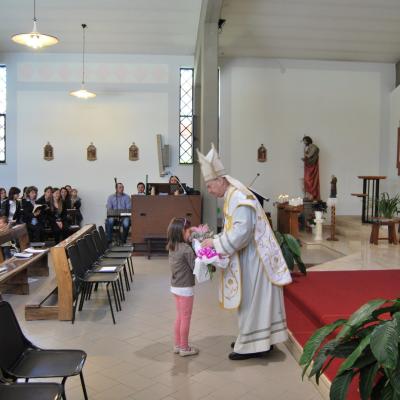 26 mai: Ladispoli: Vizita episcopului Petru Gherghel la comunitatea românilor catolici