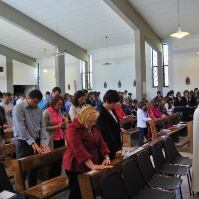 26 mai: Ladispoli: Vizita episcopului Petru Gherghel la comunitatea românilor catolici