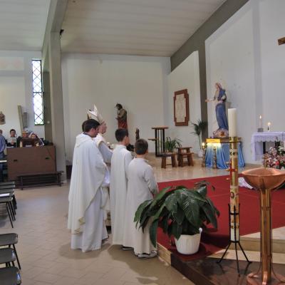 26 mai: Ladispoli: Vizita episcopului Petru Gherghel la comunitatea românilor catolici