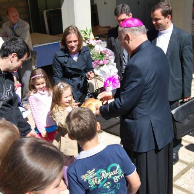26 mai: Ladispoli: Vizita episcopului Petru Gherghel la comunitatea românilor catolici