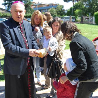 26 mai: Ladispoli: Vizita episcopului Petru Gherghel la comunitatea românilor catolici