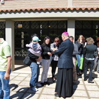26 mai: Ladispoli: Vizita episcopului Petru Gherghel la comunitatea românilor catolici
