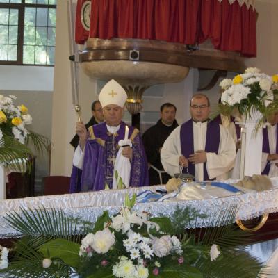 31 mai: Suceava: Funeraliile părintelui Johann Proschinger, OFMConv