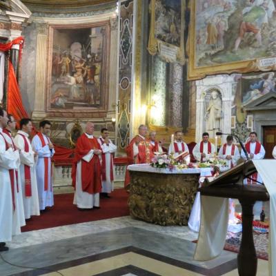 2 iunie: Roma: Conferirea sfântului Mir unor adolescenţi din comunitatea română