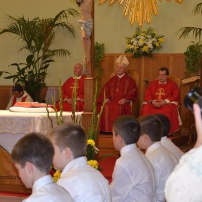 2 iunie: Roma: Conferirea sfântului Mir unor adolescenţi din comunitatea română