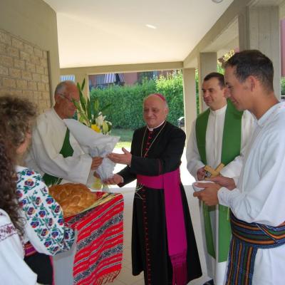 16 iunie: Ladispoli: Vizita canonică a episcopului Gino Reali la comunitatea românilor catolici