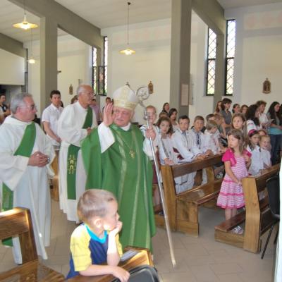16 iunie: Ladispoli: Vizita canonică a episcopului Gino Reali la comunitatea românilor catolici