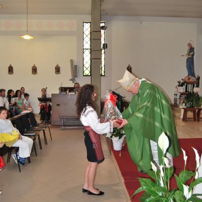 16 iunie: Ladispoli: Vizita canonică a episcopului Gino Reali la comunitatea românilor catolici