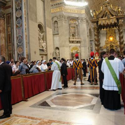 4-7 iulie: Roma: Seminarişti şi persoane consacrate din România, la Roma, în Anul Credinţei