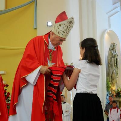 7 iulie: Bacău "Fericitul Ieremia": Administrarea sacramentului Mirului