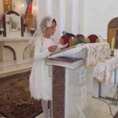 14 iulie: Bijghir: Prima Sfântă Împărtăşanie