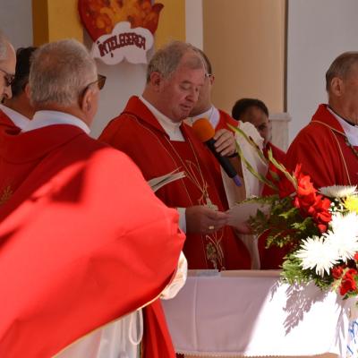 21 iulie: Iugani: Inaugurarea grotei şi administrarea Mirului