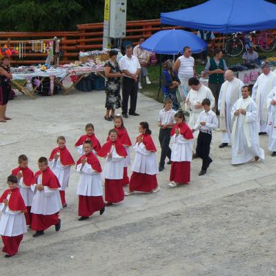3 august: Ciugheş: Hramul comunităţii "Sfânta Maria a Zăpezii"