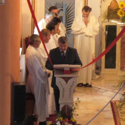 3 august: Ciugheş: Hramul comunităţii "Sfânta Maria a Zăpezii"