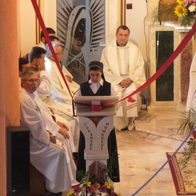 3 august: Ciugheş: Hramul comunităţii "Sfânta Maria a Zăpezii"
