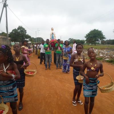 15 august: Djébonoua: Hramul bisericii