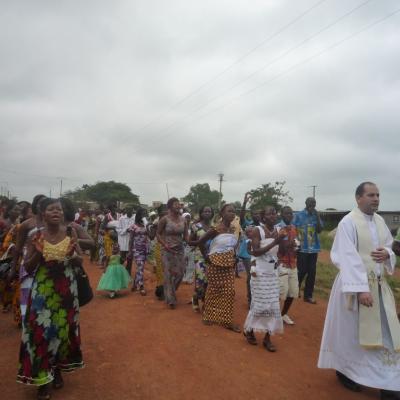 15 august: Djébonoua: Hramul bisericii