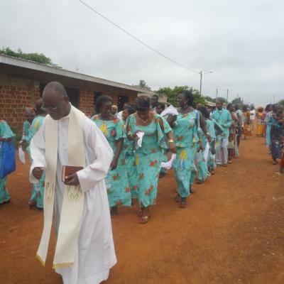 15 august: Djébonoua: Hramul bisericii