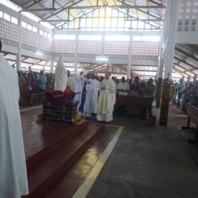 15 august: Djébonoua: Hramul bisericii