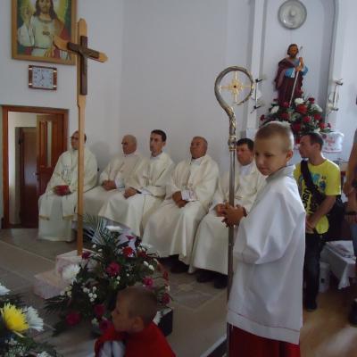 17 august: Bogata: Consacrarea altarului şi sfinţirea bisericii "Înălţarea Sfintei Cruci"