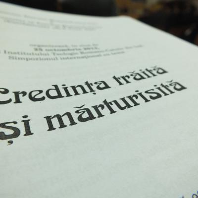 25 octombrie: Iaşi: Simpozion internaţional despre credinţă
