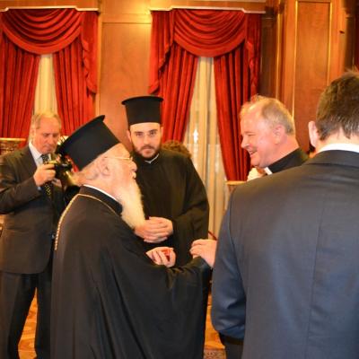 Sanctitatea sa Patriarhul Bartolomeu şi PS Aurel Percă