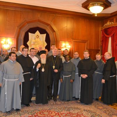 Grupul de preoţi primiţi în audienţa la Sanctitatea sa Patriarhul Bartolomeu