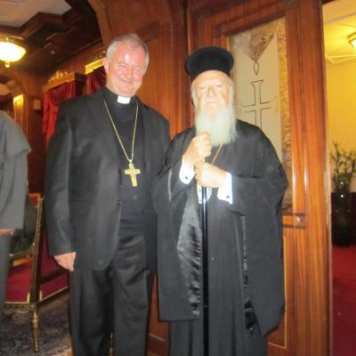 PS Aurel Percă şi Sanctitatea sa Patriarhul Bartolomeu