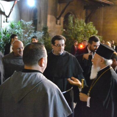 Sosirea Sanctităţii sale Bartolomeu la conventul "Sfântul Anton"