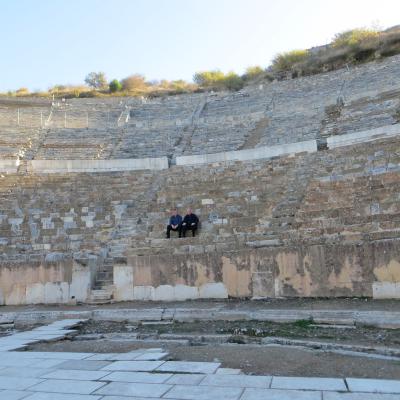 Amfiteatrul din Efes, locul unde a predicat sfântul Paul şi a fost alungat