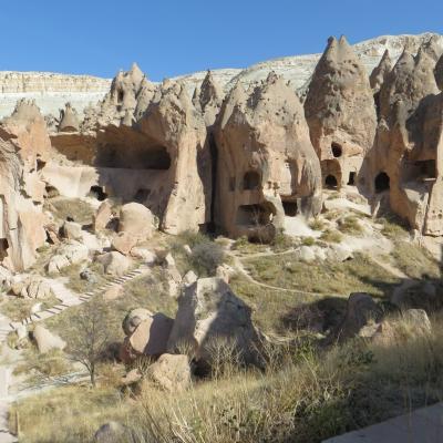 Capadocia - locuinţe ale călugărilor eremiţi de altă dată