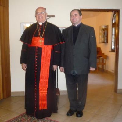 10 noiembrie: Viena: Un cardinal în vizită la un preot român