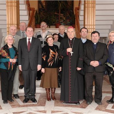 14 noiembrie: Iaşi. Vizita domnului Marek Szczygieł, ambasadorul Polonie în România, la PS Petru Gherghel, la Episcopia Romano-Catolică de Iaşi