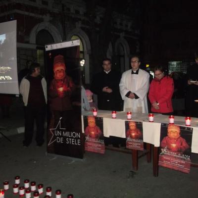 16 noiembrie: Caritas: Un milion de stele au luminat acelaşi cer din locuri diferite