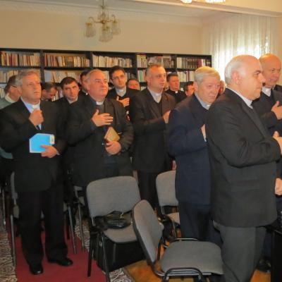 20 noiembrie: Iaşi: Consiliul Prezbiteral şi responsabilii oficiilor diecezane în şedinţă extraordinară