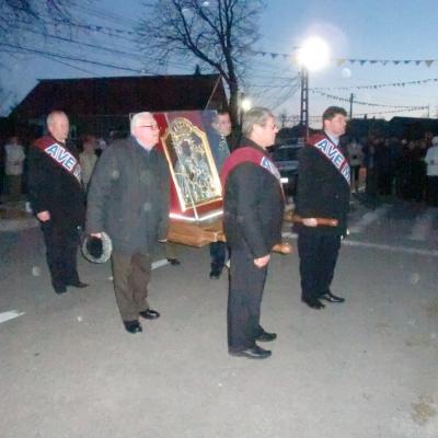 8-11 decembrie: Hălăuceşti: Peregrinatio Mariae