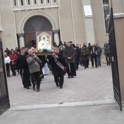 8-11 decembrie: Hălăuceşti: Peregrinatio Mariae