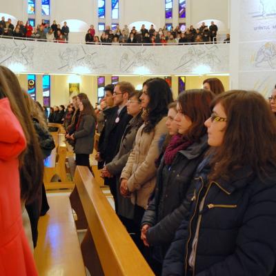 8 decembrie: Iaşi: "Şi eu sunt parte din Biserica lui Cristos!" - depunerea adeziunii la Acţiunea Catolică