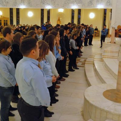 8 decembrie: Iaşi: "Şi eu sunt parte din Biserica lui Cristos!" - depunerea adeziunii la Acţiunea Catolică